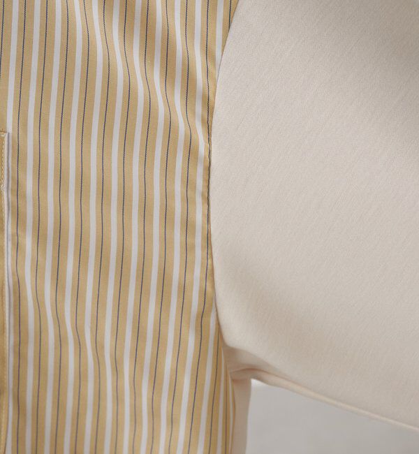  「【冬から着れる】ポンチドッキングシャツ」|シャツ・ブラウス|