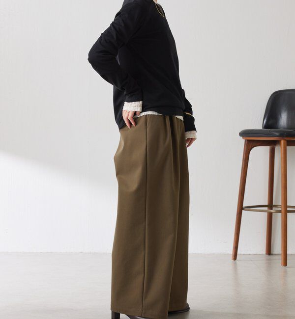 「タックワイドチノパンツ」|チノ|