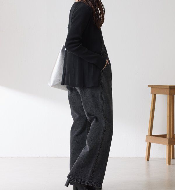  「リブペプラムカーディガン」|ニット・セーター|