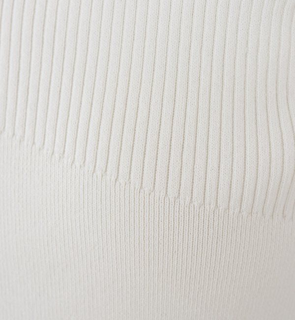  「リブ切替Vネックニット」|ニット・セーター|