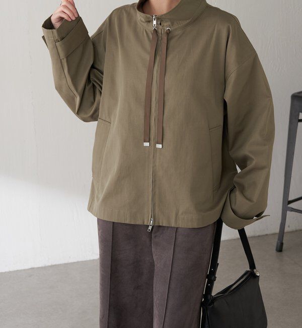  「スタンドカラーブルゾン」|ベスト・ジレ|