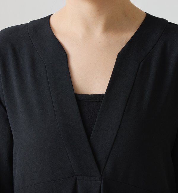  「【高機能素材】ジャージVネックワンピース/セレモニー」|ワンピース|