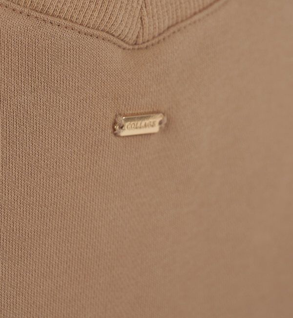  「【上品見え/小顔効果】レース付Vスウェット」|Tシャツ・カットソー|