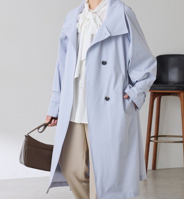  「【手洗いできる/撥水/軽量/ストレッチ】撥水スタンドネックコート」|その他|