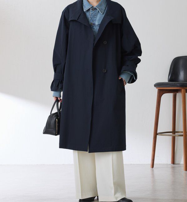  「【手洗いできる/撥水/軽量/ストレッチ】撥水スタンドネックコート」|その他|