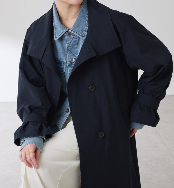  「【手洗いできる/撥水/軽量/ストレッチ】撥水スタンドネックコート」|その他|