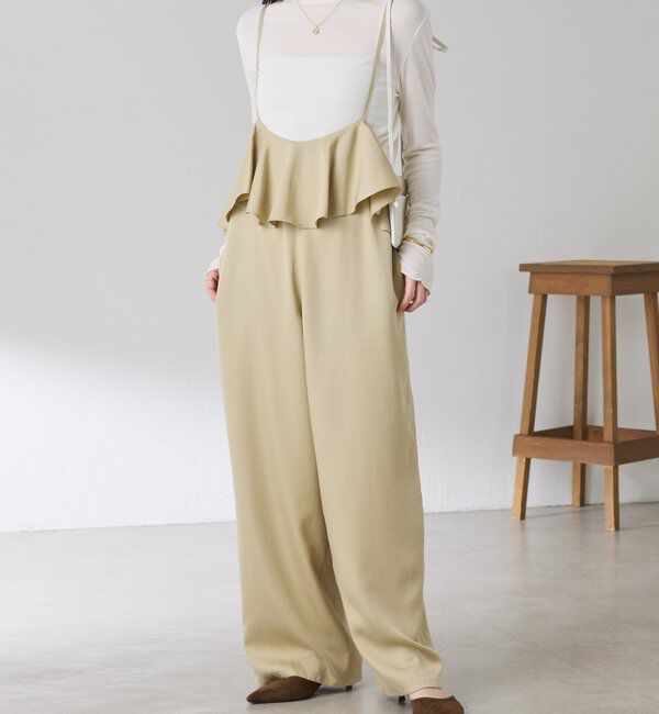  「ラッフルサスペンダーパンツ」|チノ|