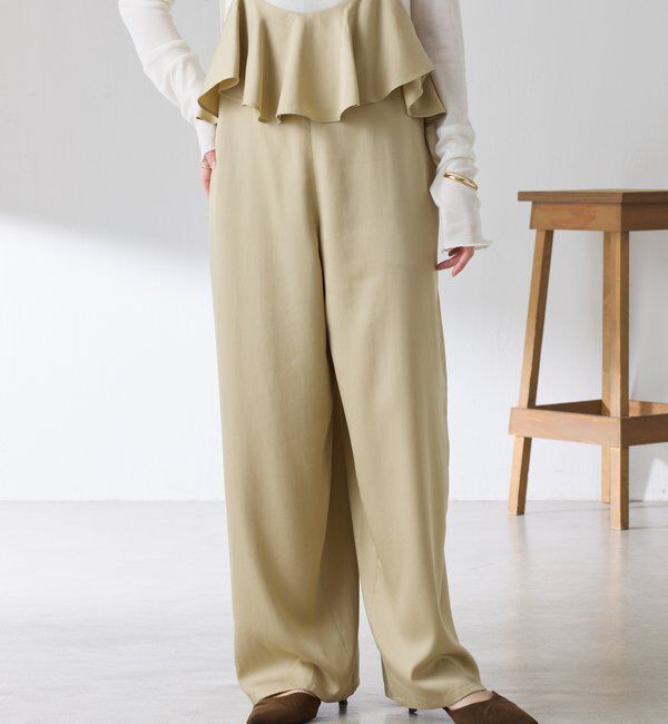 「ラッフルサスペンダーパンツ」|チノ|