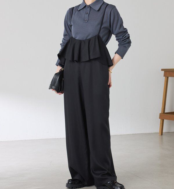  「ラッフルサスペンダーパンツ」|チノ|