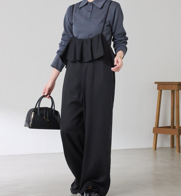  「ラッフルサスペンダーパンツ」|チノ|