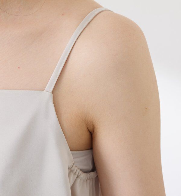  「2WAY サテンキャミソール」|シャツ・ブラウス|