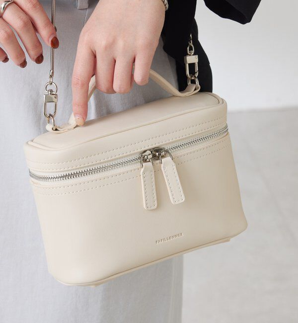  「【PAPILLONNER/パピヨネ】ミラー付きミニバニティバッグ/セレモニー」|トートバッグ|