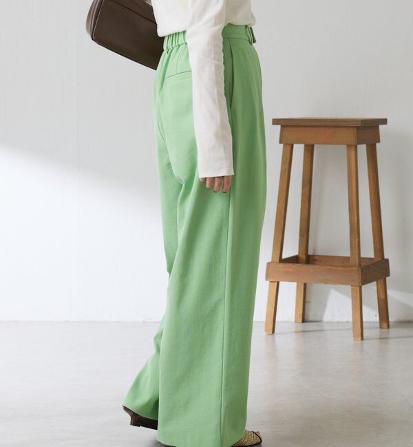  「シェルタリング3タックパンツ」|チノ|