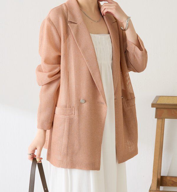  「メッシュダブルジャケット」|テーラードジャケット|