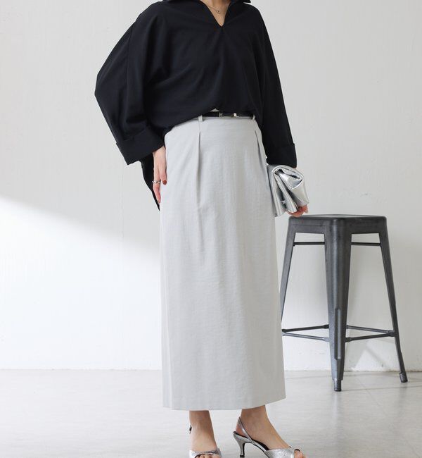  「シェルタリングタックスカート」|スカート|