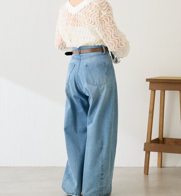  「《1枚で着映える》ギャザー切替シャツカーディガン」|シャツ・ブラウス|