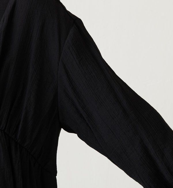  「《1枚で着映える》ギャザー切替シャツカーディガン」|シャツ・ブラウス|