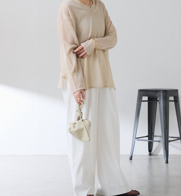  「レイヤードVネックニット」|ニット・セーター|