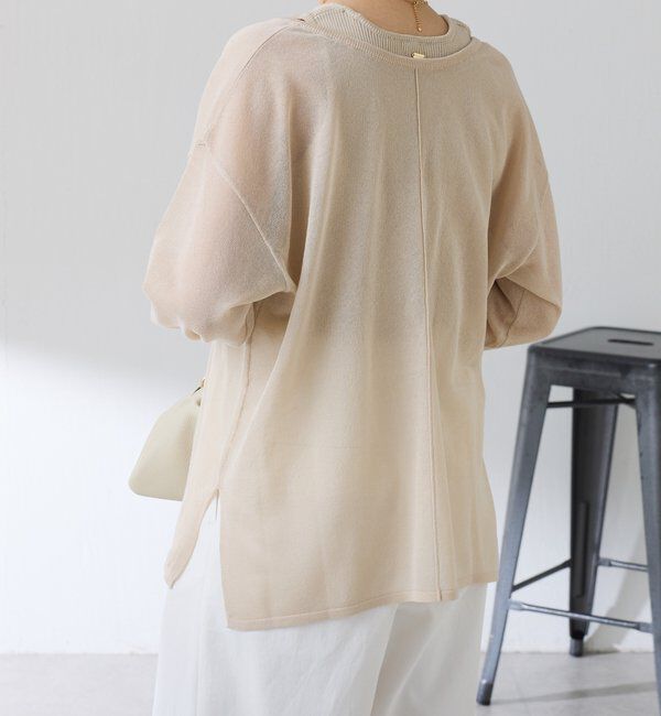  「レイヤードVネックニット」|ニット・セーター|