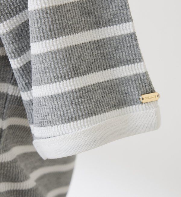  「サーマルボーダーハーフスリーブ」|Tシャツ・カットソー|