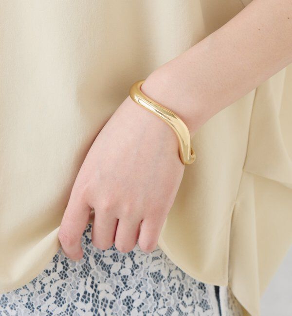  「【PAPILLONNER/パピヨネ】ニュアンスカーブラインブレスレット」|リング|