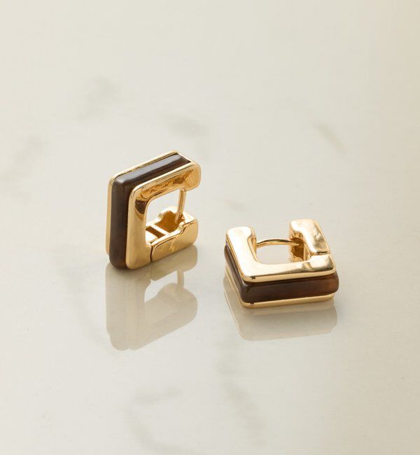  「【PAPILLONNER/パピヨネ】スクエアピアス」|リング|