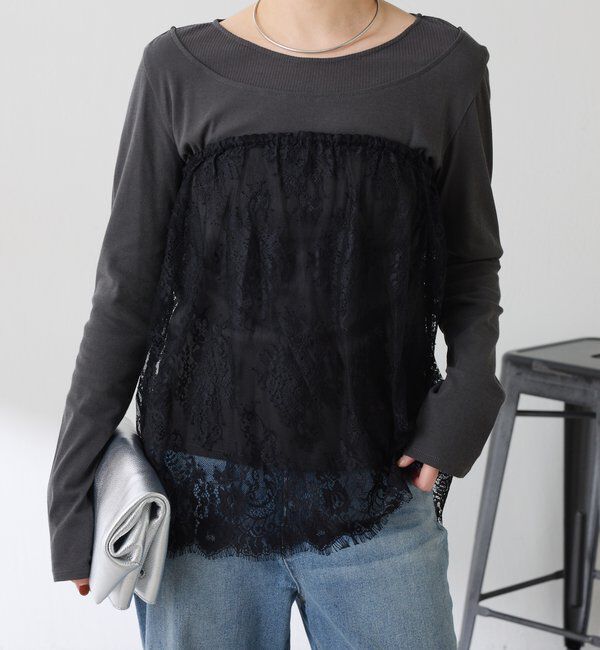  「【プラスワンアイテム】レースレイヤードミニスカート」|その他|