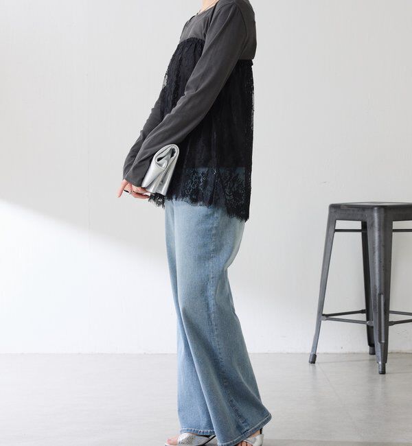  「【プラスワンアイテム】レースレイヤードミニスカート」|その他|