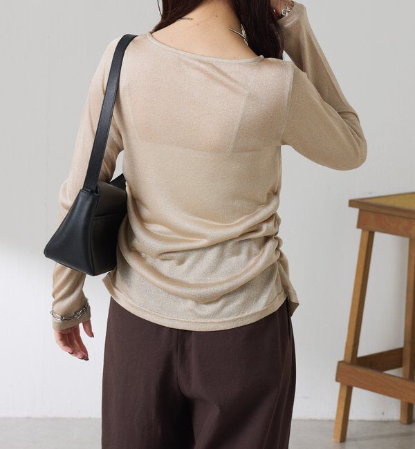  「サイドギャザーカーディガン」|Tシャツ・カットソー|