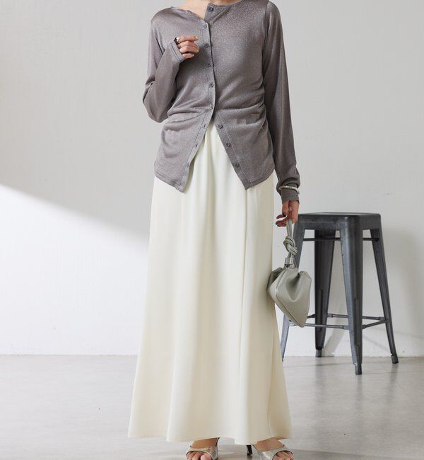  「サイドギャザーカーディガン」|Tシャツ・カットソー|