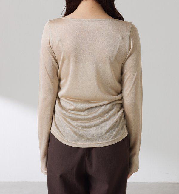  「サイドギャザーカーディガン」|Tシャツ・カットソー|