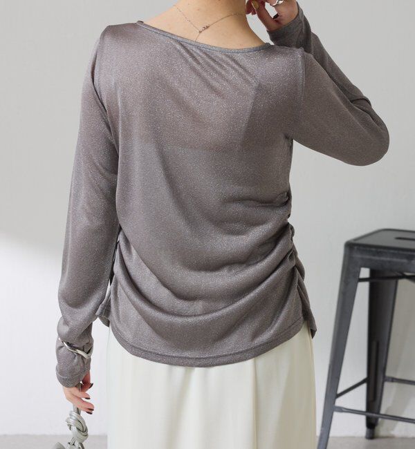  「サイドギャザーカーディガン」|Tシャツ・カットソー|