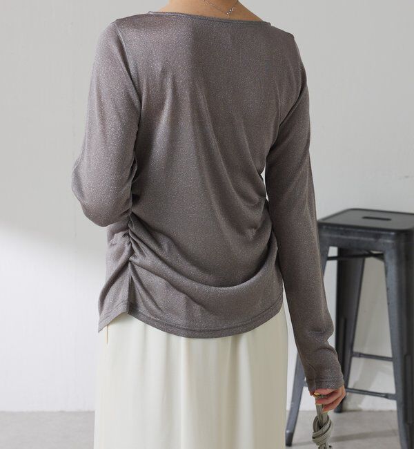  「サイドギャザーカーディガン」|Tシャツ・カットソー|