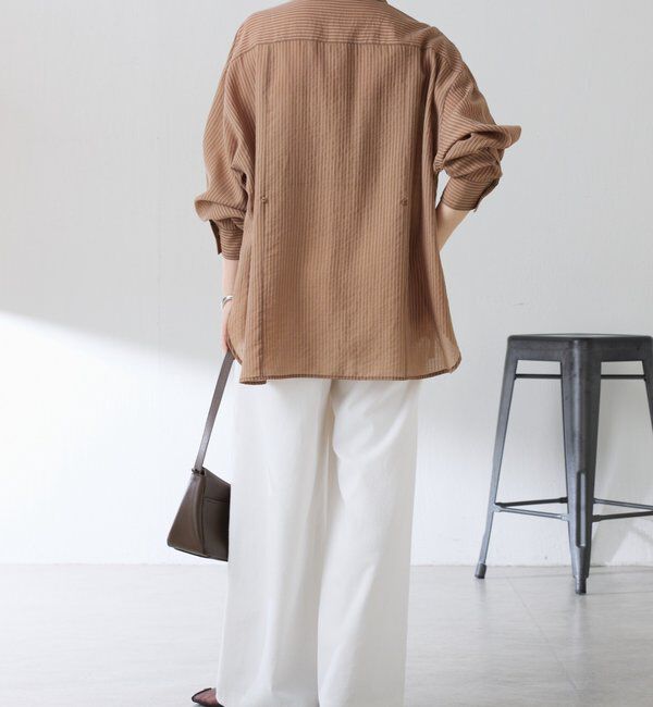  「シアーストライプシャツ」|シャツ・ブラウス|