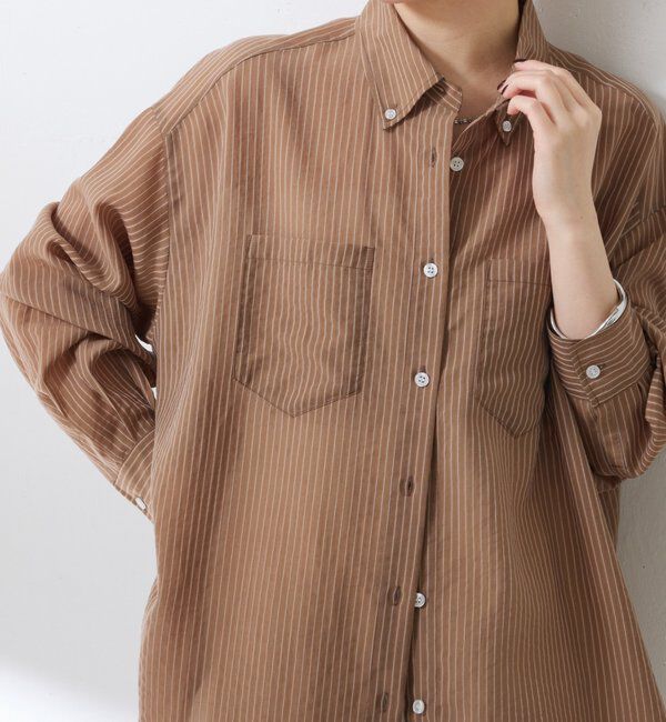  「シアーストライプシャツ」|シャツ・ブラウス|