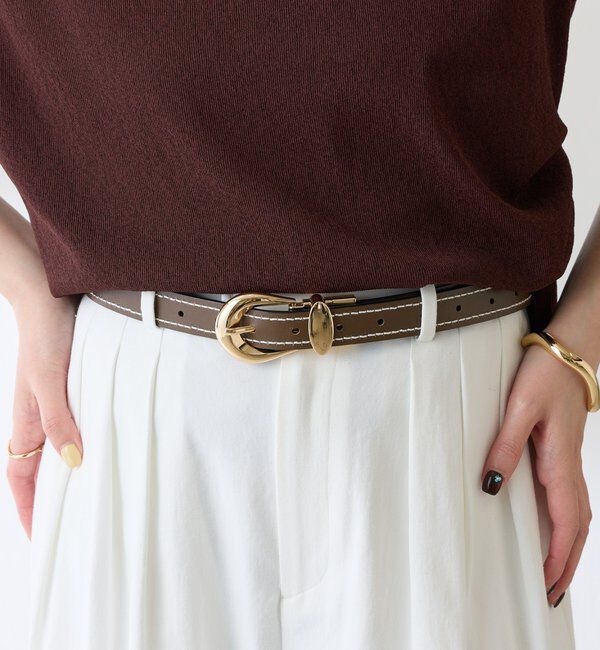  「リバーシルステッチベルト」|ベルト|