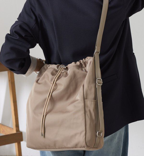  「【人気シリーズ/強撥水/3WAY】強撥水3WAYバッグ」|トートバッグ|ベージュ
