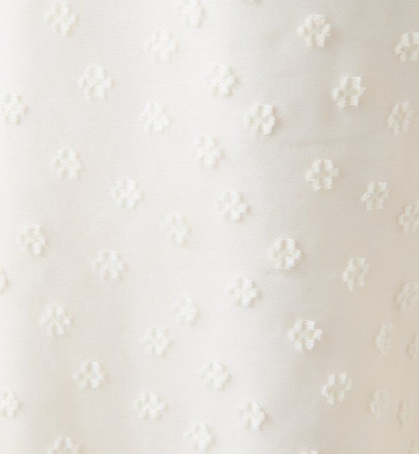  「【着映えデザイン】立体フラワーシアーワイドパンツ」|チノ|