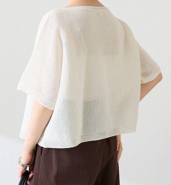  「シャーリーカーンハーフスリーブニット」|ニット・セーター|