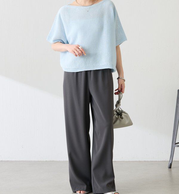  「シャーリーカーンハーフスリーブニット」|ニット・セーター|