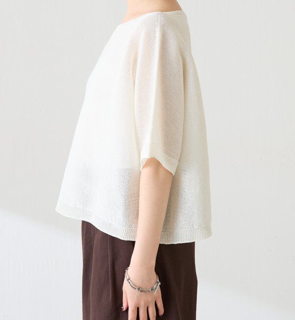  「シャーリーカーンハーフスリーブニット」|ニット・セーター|