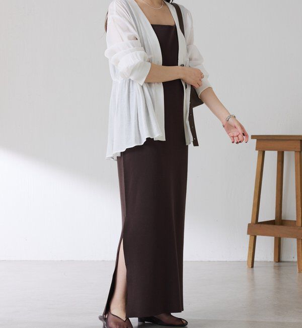  「ミラノリブニットワンピース」|ワンピース|