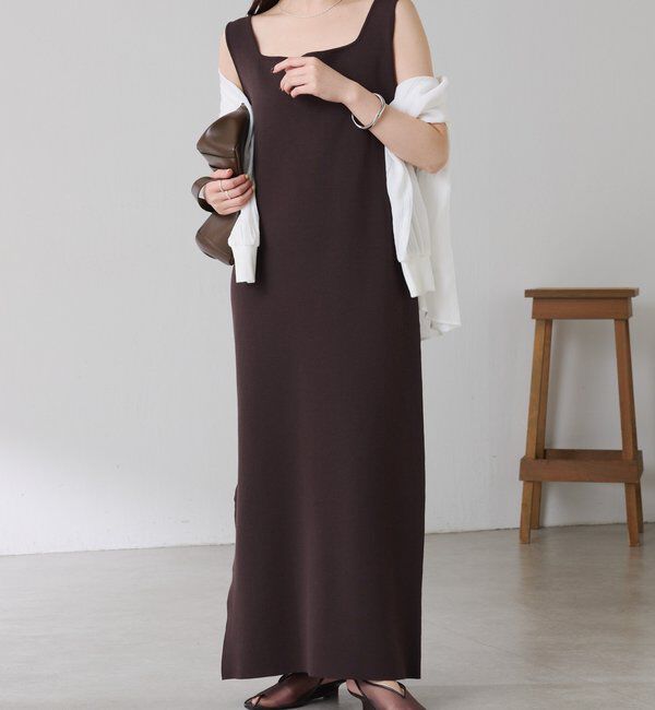  「ミラノリブニットワンピース」|ワンピース|