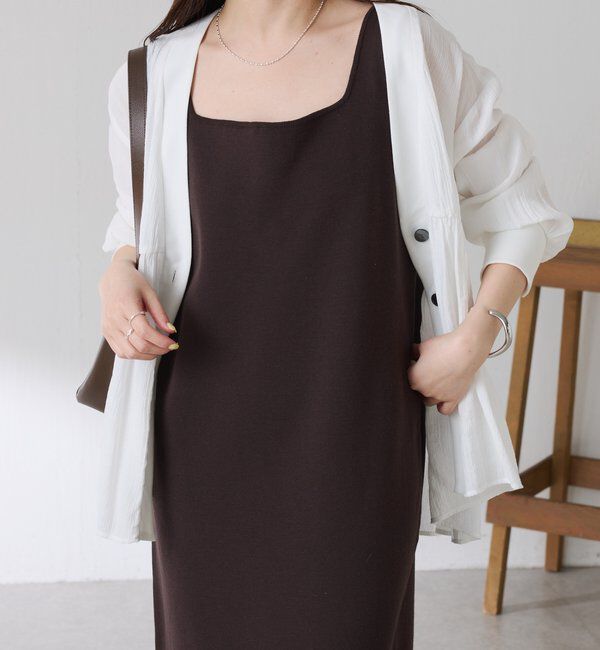  「ミラノリブニットワンピース」|ワンピース|