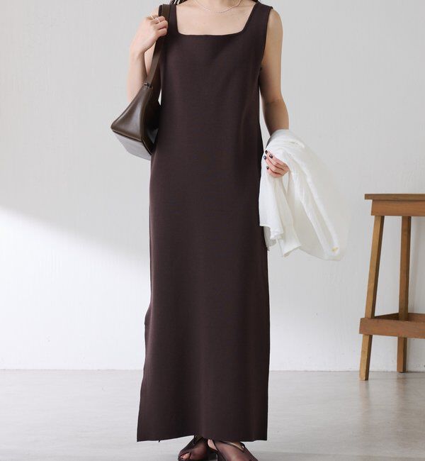  「ミラノリブニットワンピース」|ワンピース|