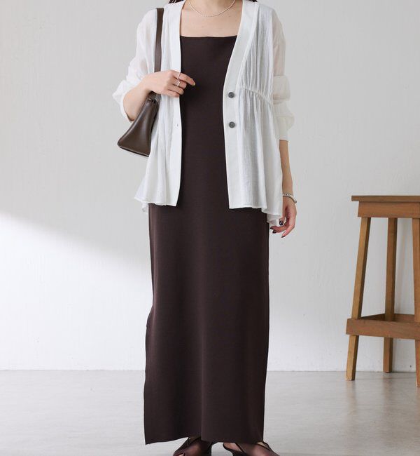  「ミラノリブニットワンピース」|ワンピース|