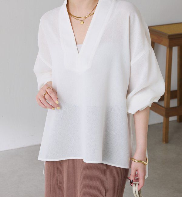  「ヴィンテージメッシュブラウス」|シャツ・ブラウス|