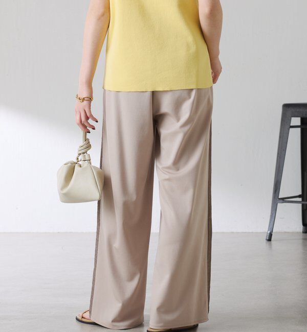  「【接触冷感/ストレッチ】イージースラックスパンツ」|チノ|