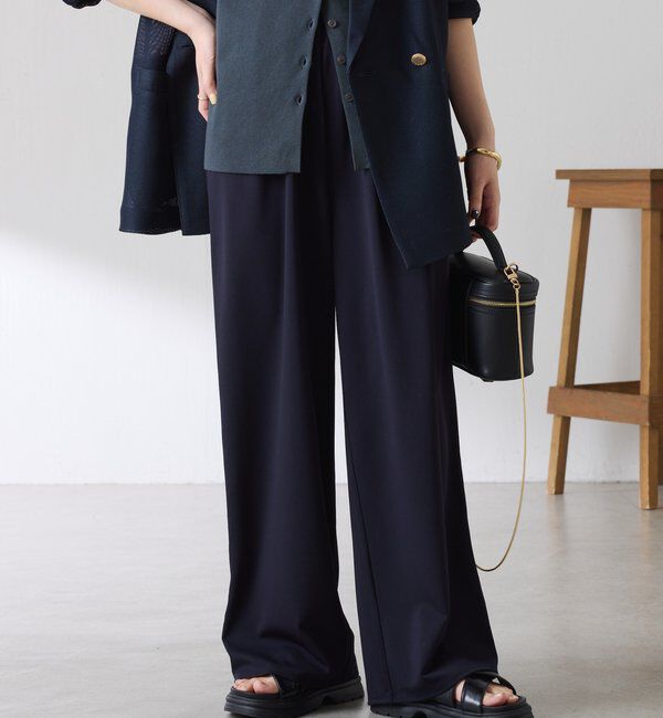  「【接触冷感/ストレッチ】イージースラックスパンツ」|チノ|