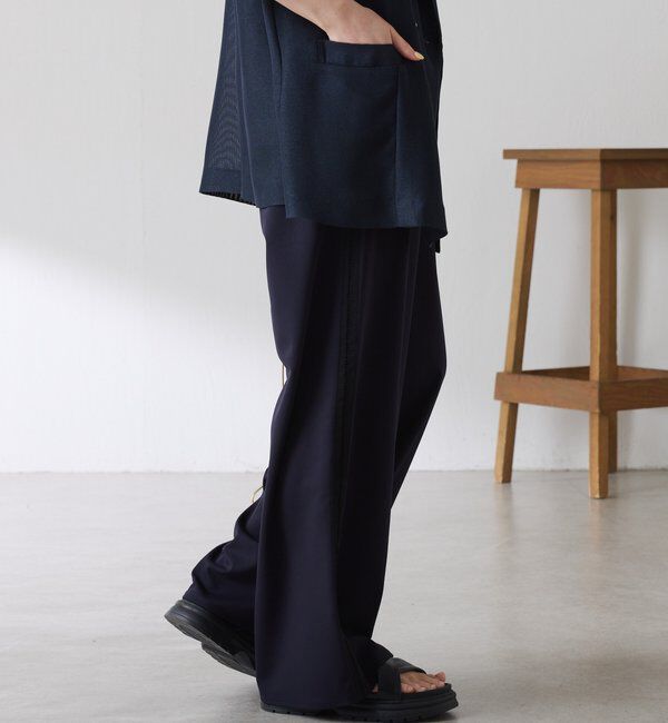  「【接触冷感/ストレッチ】イージースラックスパンツ」|チノ|